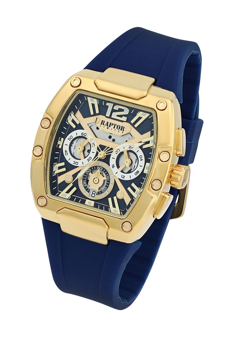 Rotary GB00475/56 - Orologio analogico al quarzo da uomo, cronografo, con quadrante verde e cinturino in acciaio inox argentato, Bracciale