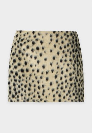 Gina Tricot, Μίνι φούστα - black/brown
