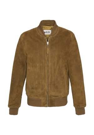 Veste en cuir - dark orange