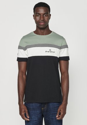 Koroshi SHORT SLEEVE  - Majica kratkih rukava s printom - kaki   khaki