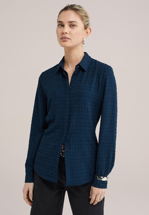 WE Fashion Užsagstoma palaidinė - navy blue