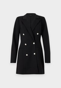 PONTE EMBELLISHED EXEC DRESS - Vestido de cóctel - black