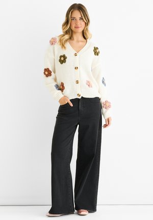 FLOWER - Cardigan - cream
