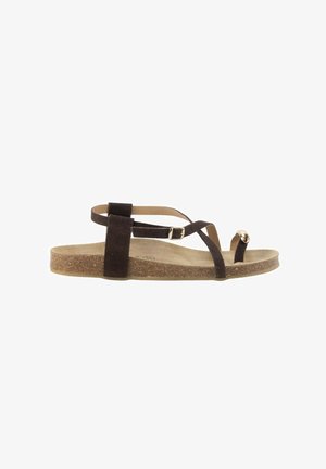 KESLEM, SANDALIAS KESLEM, MUJER - Sandalias de dedo - marrón