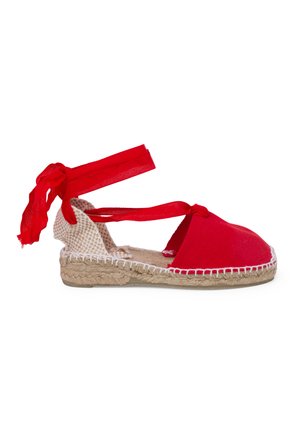 VALENCIANAS LISAS - Sandalias - rojo