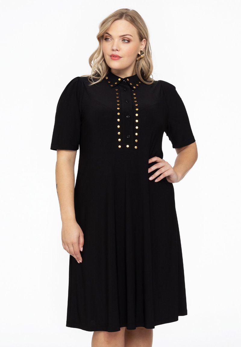 Yoek WITH COLLAR Robe en jersey black/noir ZALANDO.FR
