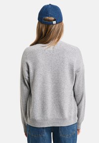 GANT SUPERFINE  - Strickjacke - grey melange