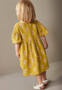 Next REGULAR FIT - Džersio suknelė - green floral