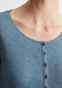 Marc O'Polo HENLEY, LONG SLEEVE - Topper langermet - hazy blue