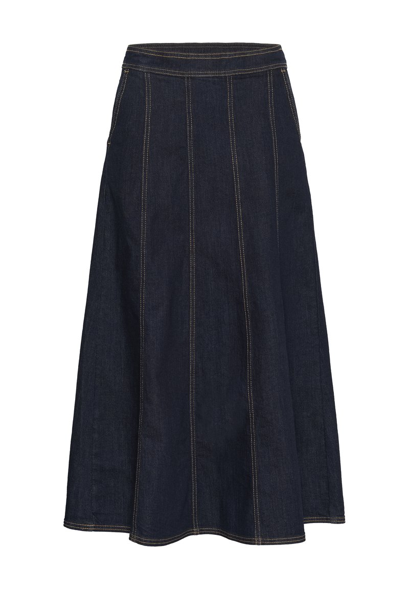 Jupe Denim Vintage Byblos Jeans Taille 40 - Bleu, Logo, Longueur Asymétrique