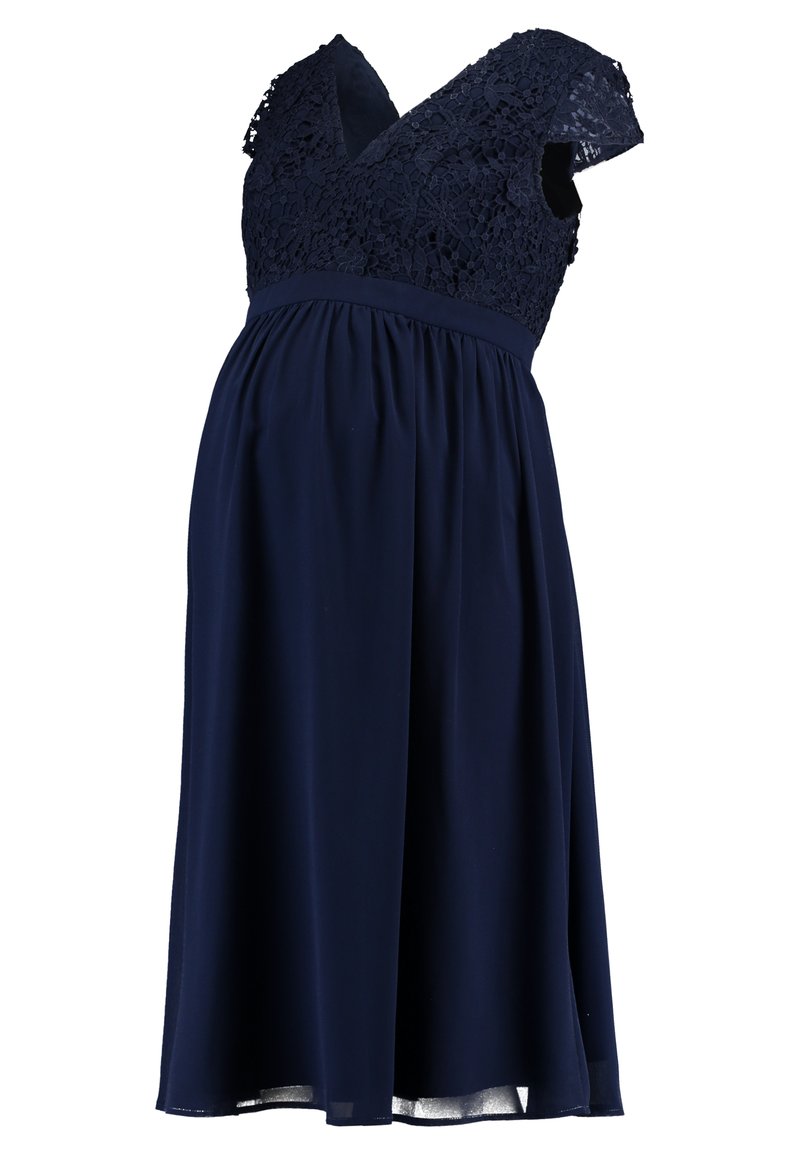 Chi Chi London Maternity Cocktailjurk donkerblauw