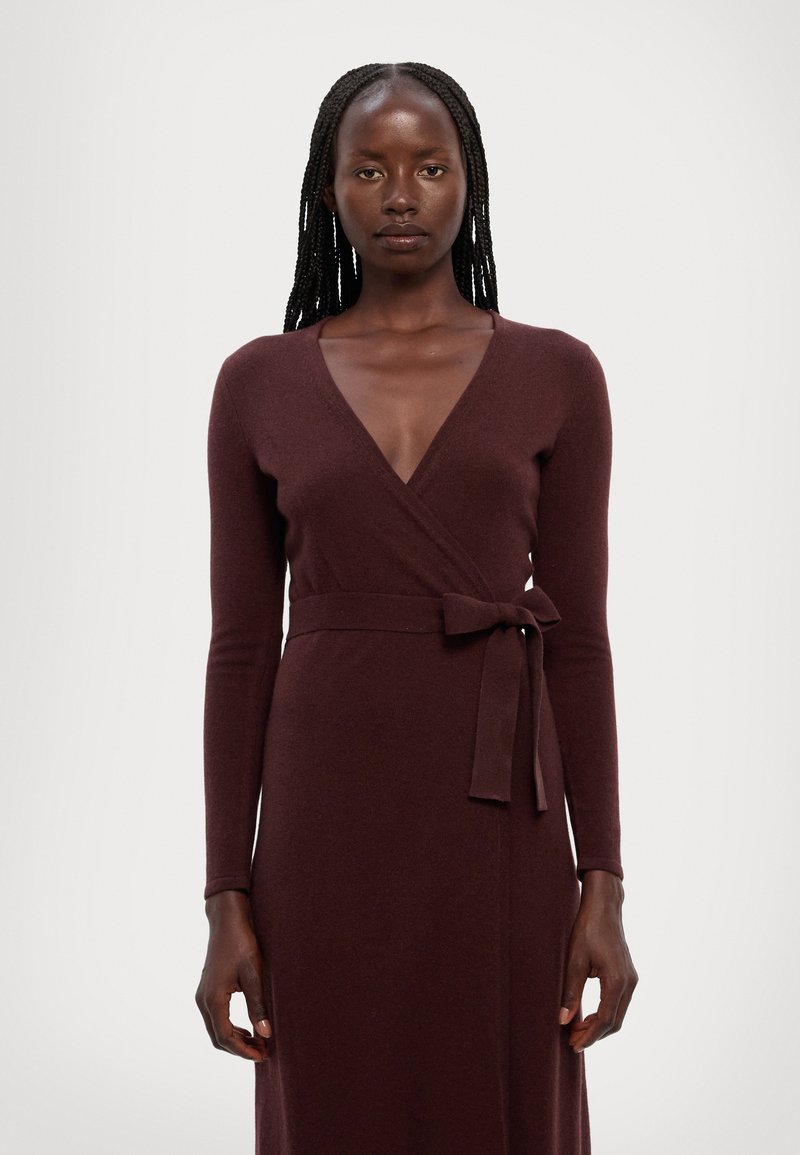 Diane von Furstenberg ASTRID DRESS - Jumper dress - chestnut brown/brown -  Zalando.ie