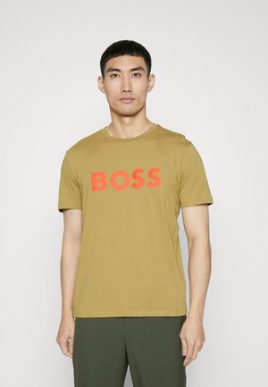 THINKING - T-shirt med print - medium beige
