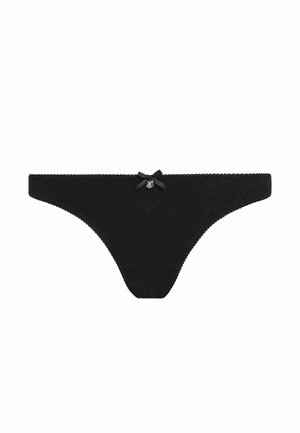 KARL LAGERFELD, KARL LAGERFELD UNDERWEAR BOTTM IKON GLITTER - String - black