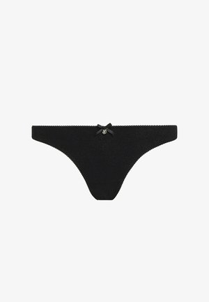 KARL LAGERFELD, KARL LAGERFELD UNDERWEAR BOTTM IKON GLITTER - Stringid - black