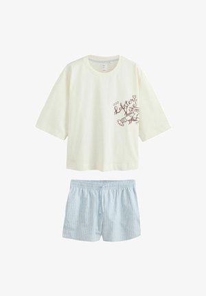 Next, REGULAR FIT - SHORT SET PYJAMAS . - Pyjama - cream lobster