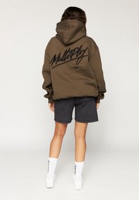 Multiply Apparel Felpa con cappuccio - olive