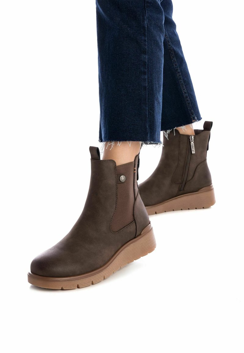 Refresh Botines de cuña - brown