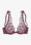 WIRE BRA - Tugitraadiga rinnahoidja - bordeaux