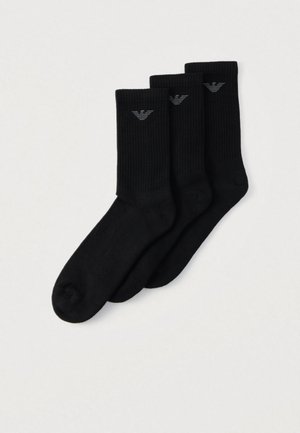 SHORT SOCKS 3 PACK - Nogavice - black