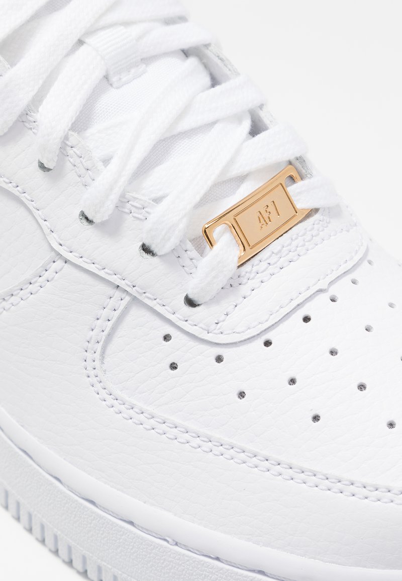 Nike Sportswear Air Force 1 Sneaker Low White Noble Red Weiss Zalando De