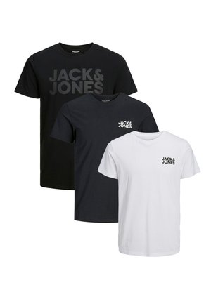 3ER PACK CORP  - T-Shirt print - weiß   schwarz