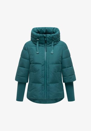 Navahoo, STEPPJACKE LOTUSHERZ XIV - Vinterjakker - ocean green uni