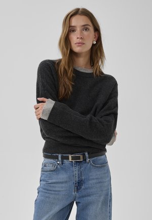 11 THE  CREWNECK - Džemperis - dark grey melange