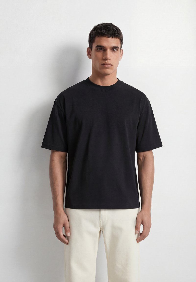 Burocs OVERSIZED - Basic póló - black