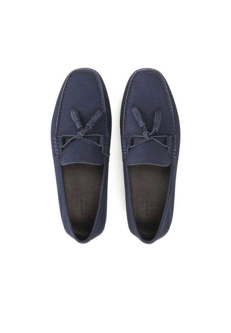 Herren Sneaker | Kazar SAXTON NUBUCK MOCCASINS WITH TASSELS Business-Slipper dark blue/dunkelblau - SP81421 Herren Sneaker | Kazar SAXTON NUBUCK MOCCASINS WITH TASSELS Business-Slipper dark blue/dunkelblau - SP81421