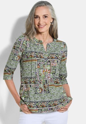DRUCK AUS WEICHEM - Tunika - green patterned