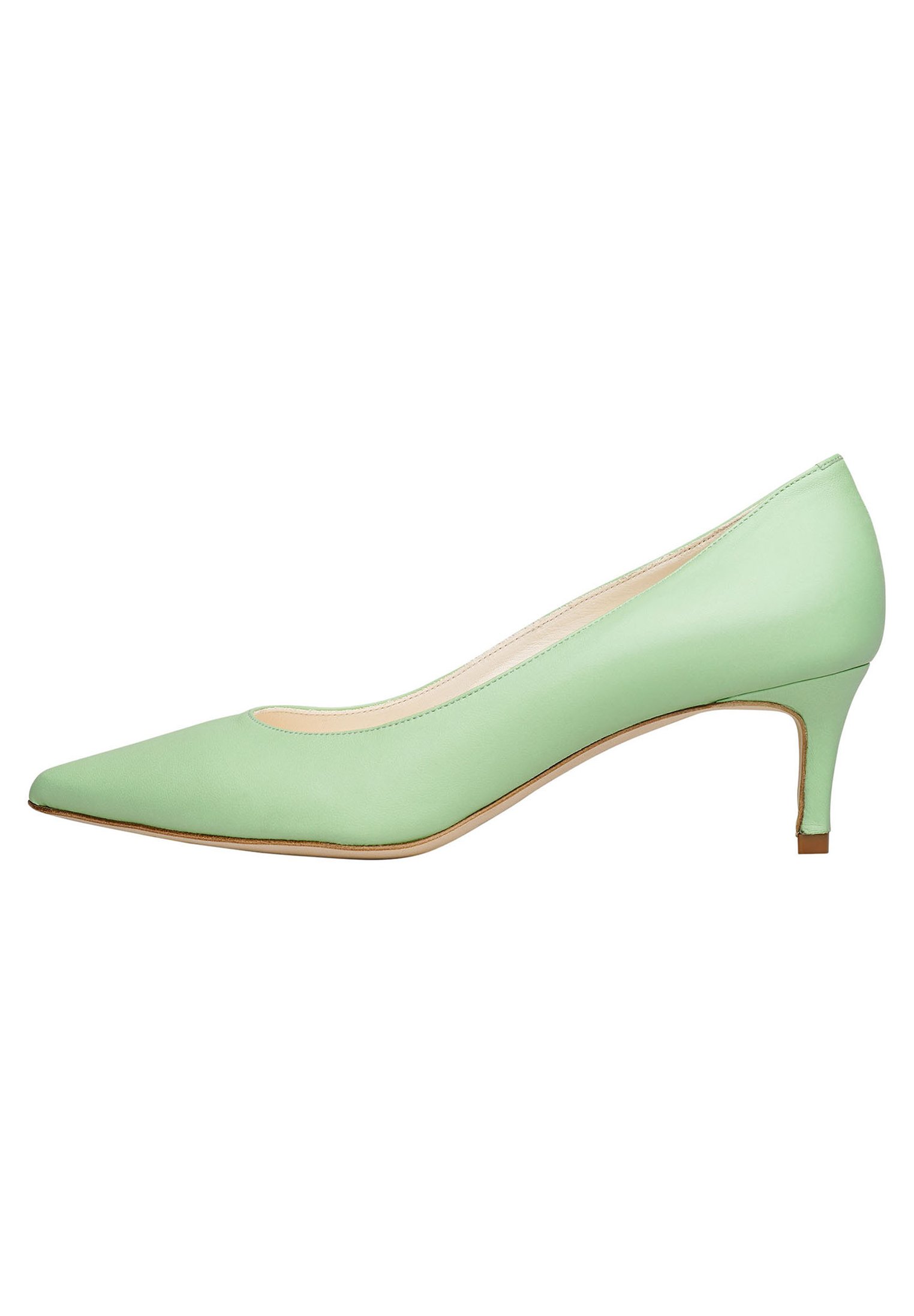 Hoge hak pumps in de kleur groen voor dames | KLEDING.nl