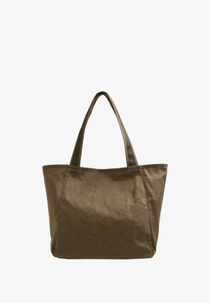 OYSHO, WAXED SHOPPER - Shopper - brown