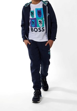 BOSS Kidswear Mezisezónní bunda  - bleu cargo