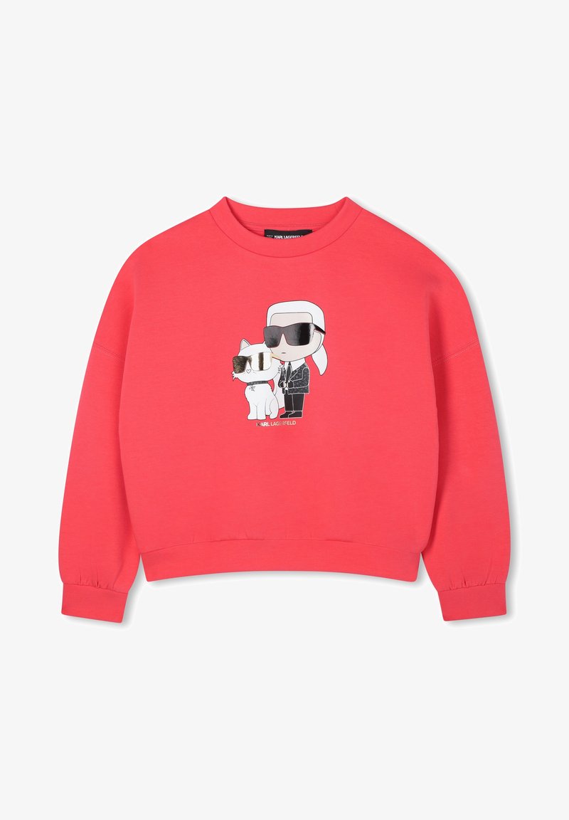 KARL LAGERFELD KIDS Sportinis megztinis - poppy