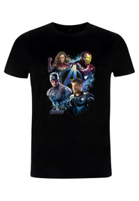 Marvel AVENGERS STRONG TEAM - Camiseta estampada - black