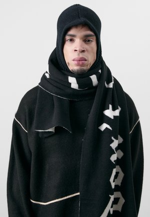 Don't Waste Culture JACQUARD SCARF UNISEX - Šal - black