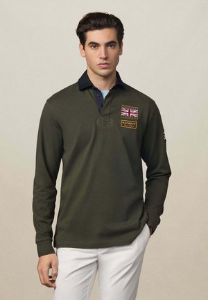 Hackett London Long sleeved top - hunter green