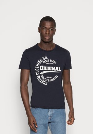 Print T-shirt - sky captain blue