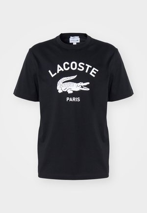Lacoste UNISEX - T-shirt imprimé - black