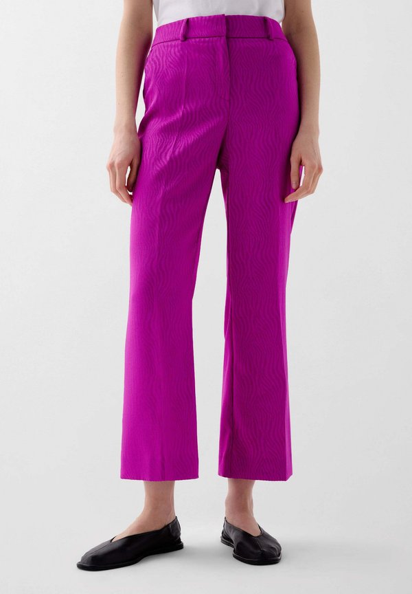 NUJAC - Stoffhose - fucsia