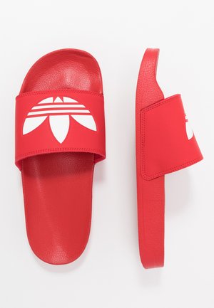 ADILETTE LITE - Ciabattine - scarle/ftwwht/scarle