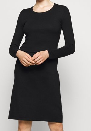 Gebreide jurk - black