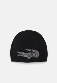 Lacoste UNISEX - Megzta kepurė - heather agate/black