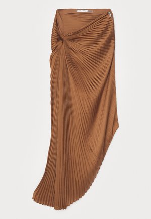 Alice + Olivia ODELIA SKIRT - Pliceret nederdel /Nederdele med folder - camel