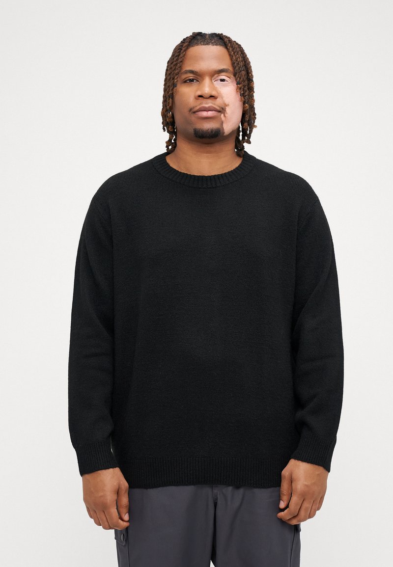 Jack & Jones JOROLLIE CREW NECK - Striktrøje - black