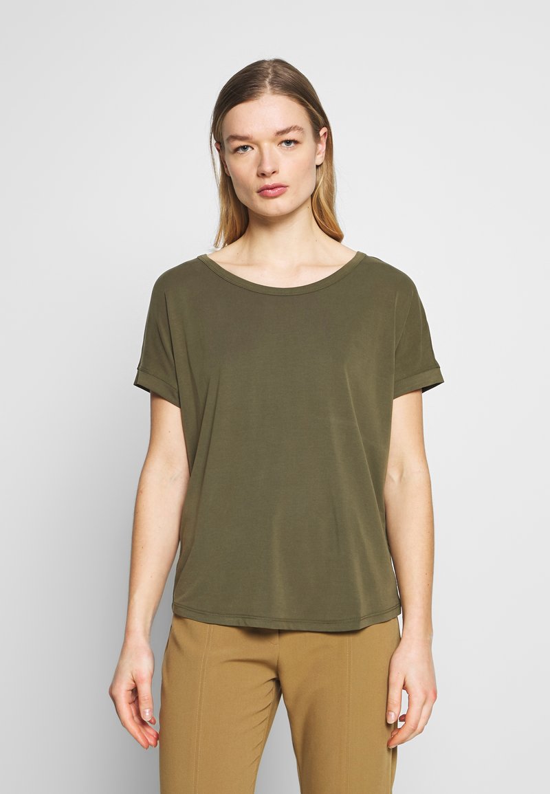 MSCH Copenhagen FENYA TEE - T-shirt básica - grape leaf