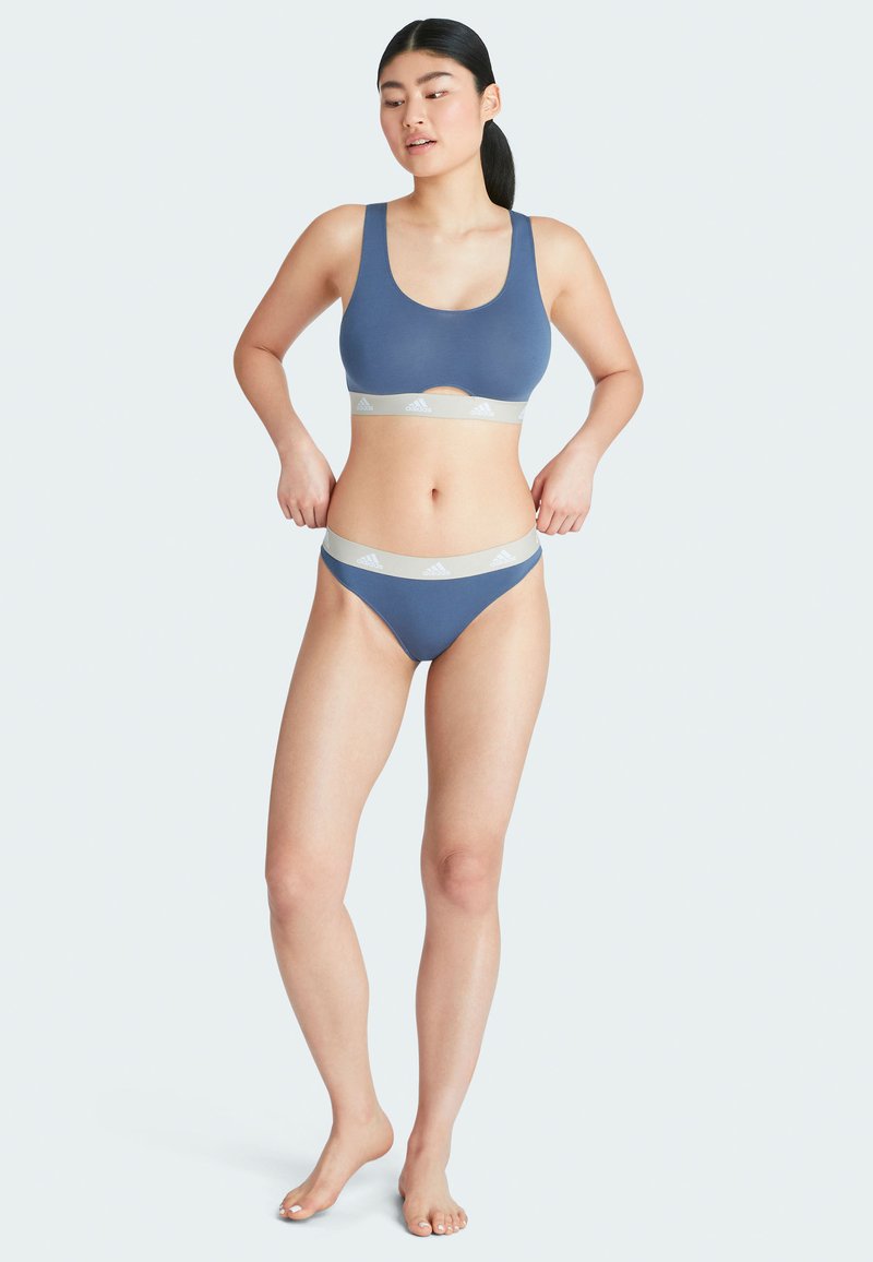 adidas Sportswear 6-PACK ACTIVE COMFORT - Tanga - schwarz grau blau