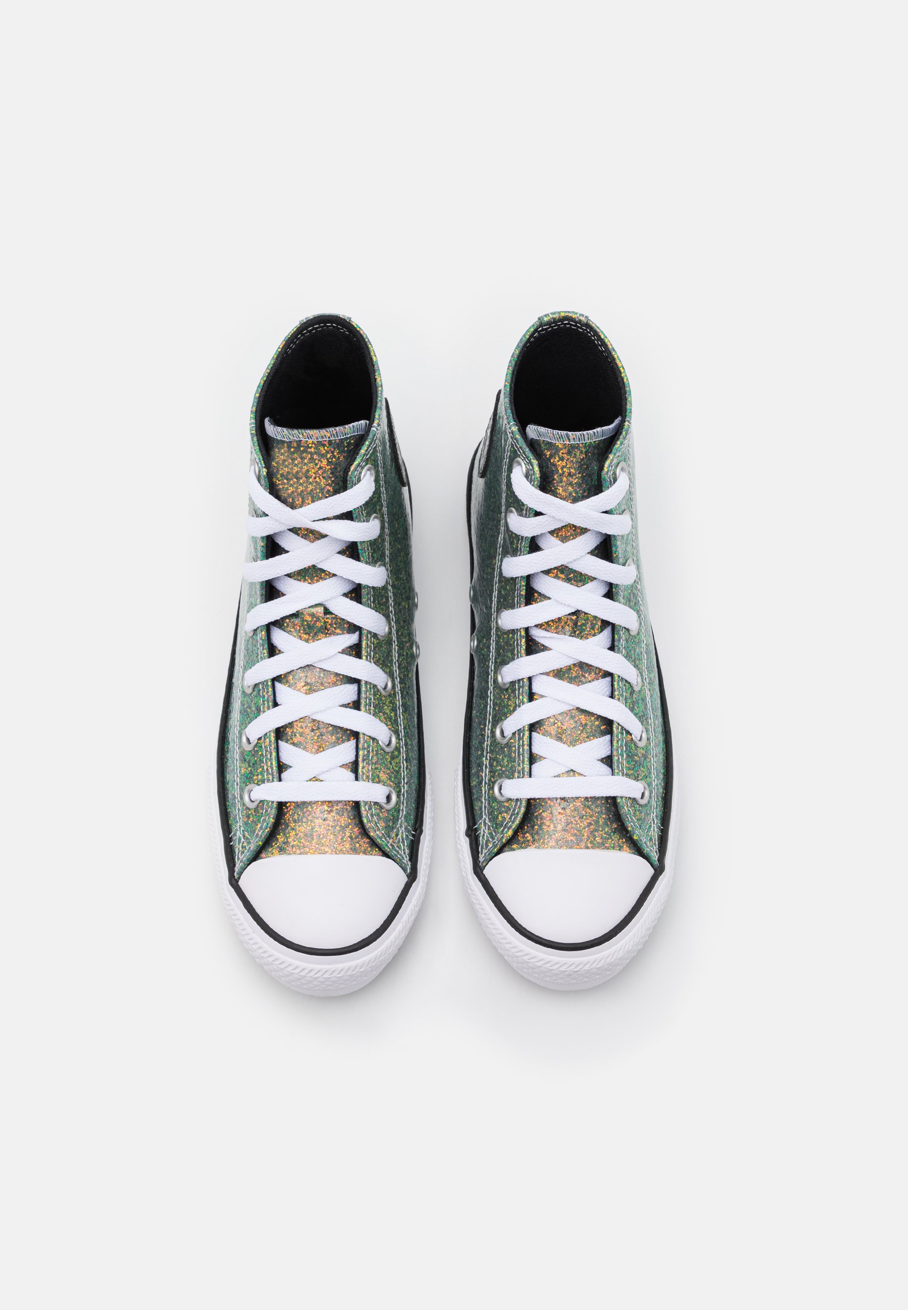 converse gold glitter shoes