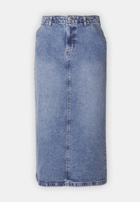 VMKYLA MIDI SKIRT MIX - Teksaseelik - light blue denim